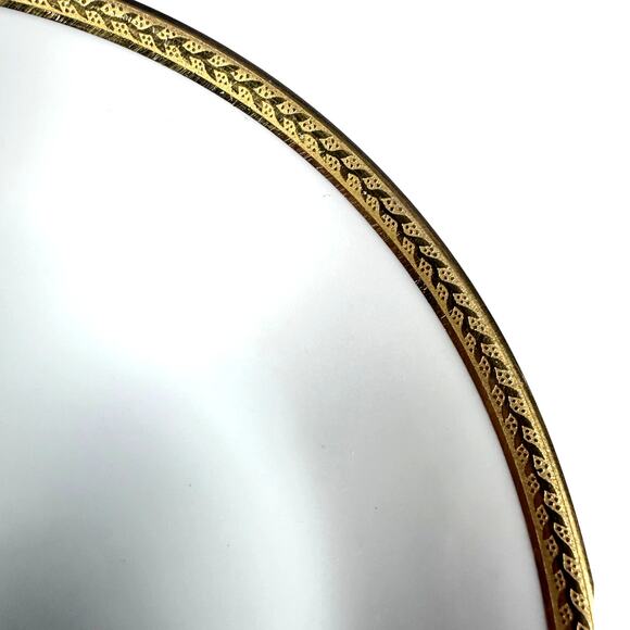 Antique Vignaud Limoges "The Nantes" 7.5" Coupe Soup Bowls-Rare Elegant-Set of 4 - Picture 9 of 10